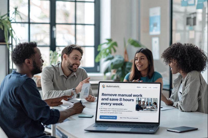 Team discussing automation